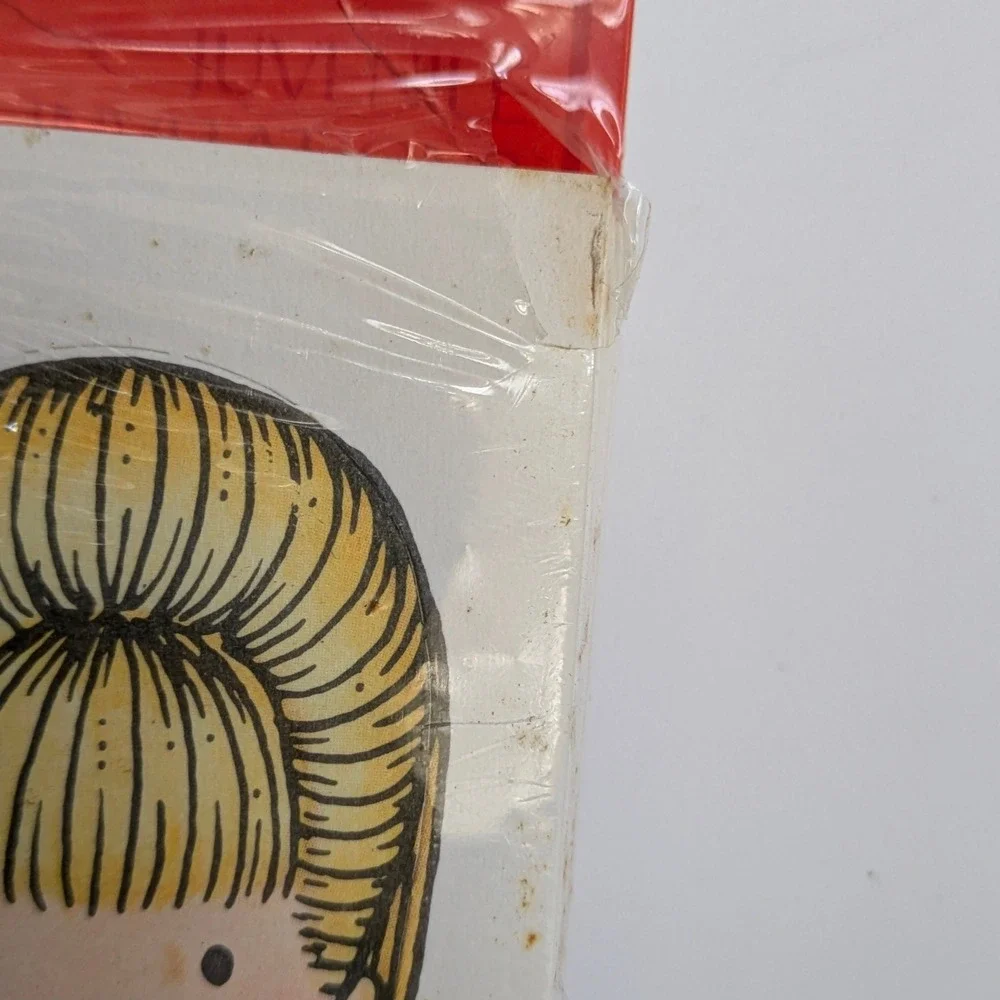 Vintage 70s Hallmark Paper Doll‎ Punch Out Birthday Party Invitations Sealed